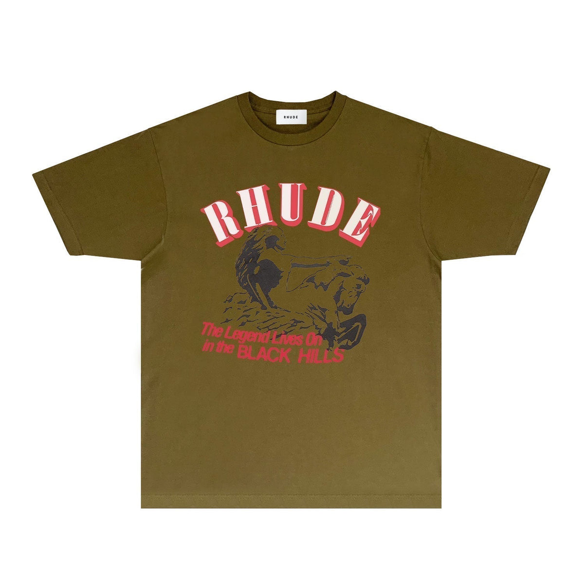 Rhude T-shirts Printed Trendy Pure Cotton